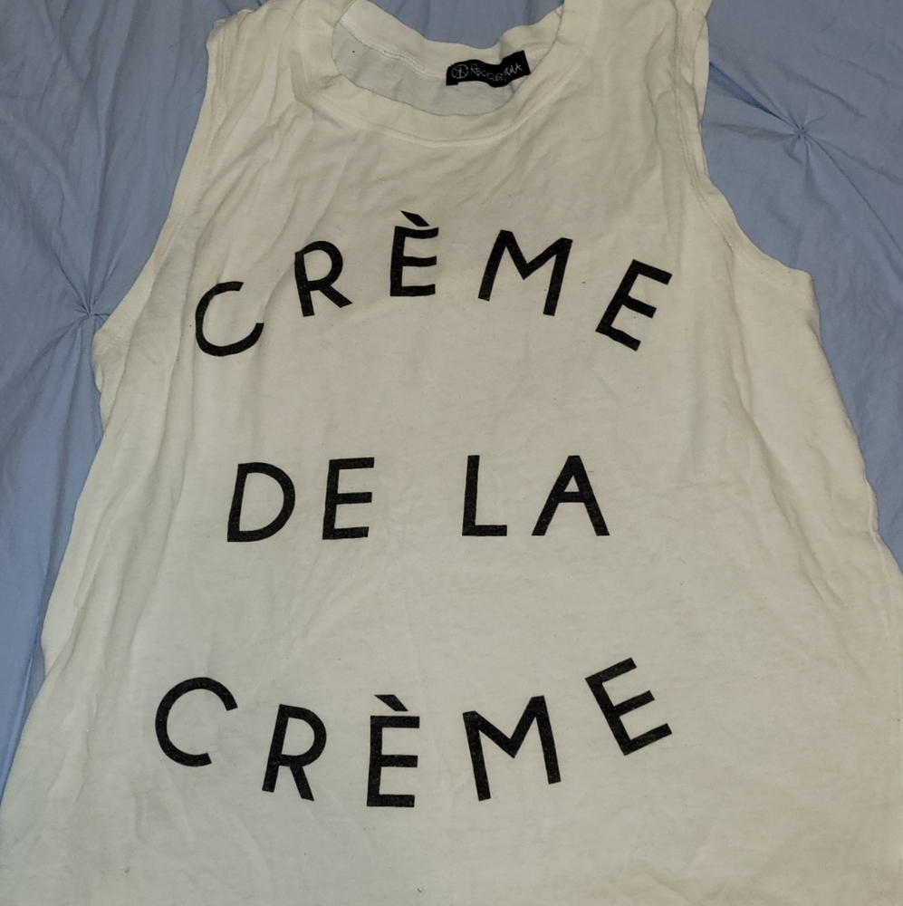 White tank top